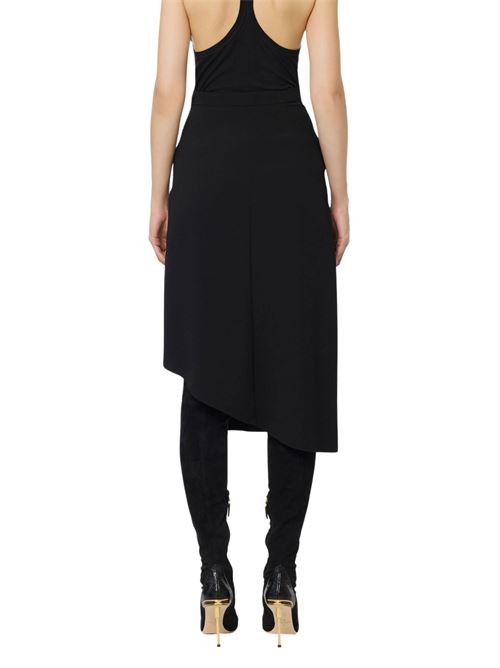 Gonna nera in crepe Elisabetta Franchi | GO11456E2110